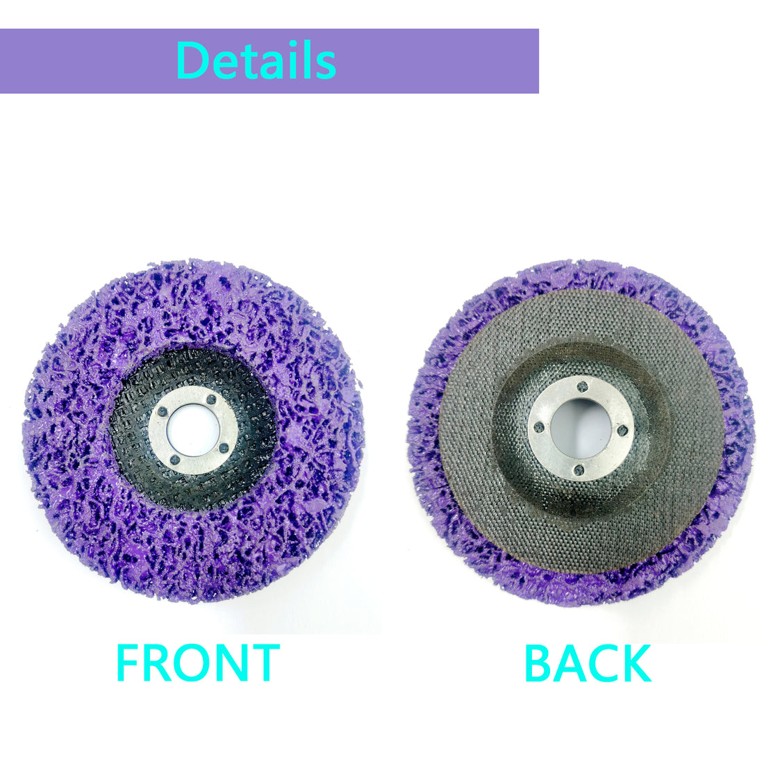 TOP-TOOL strip disc for angle grinder — paint and rust removal