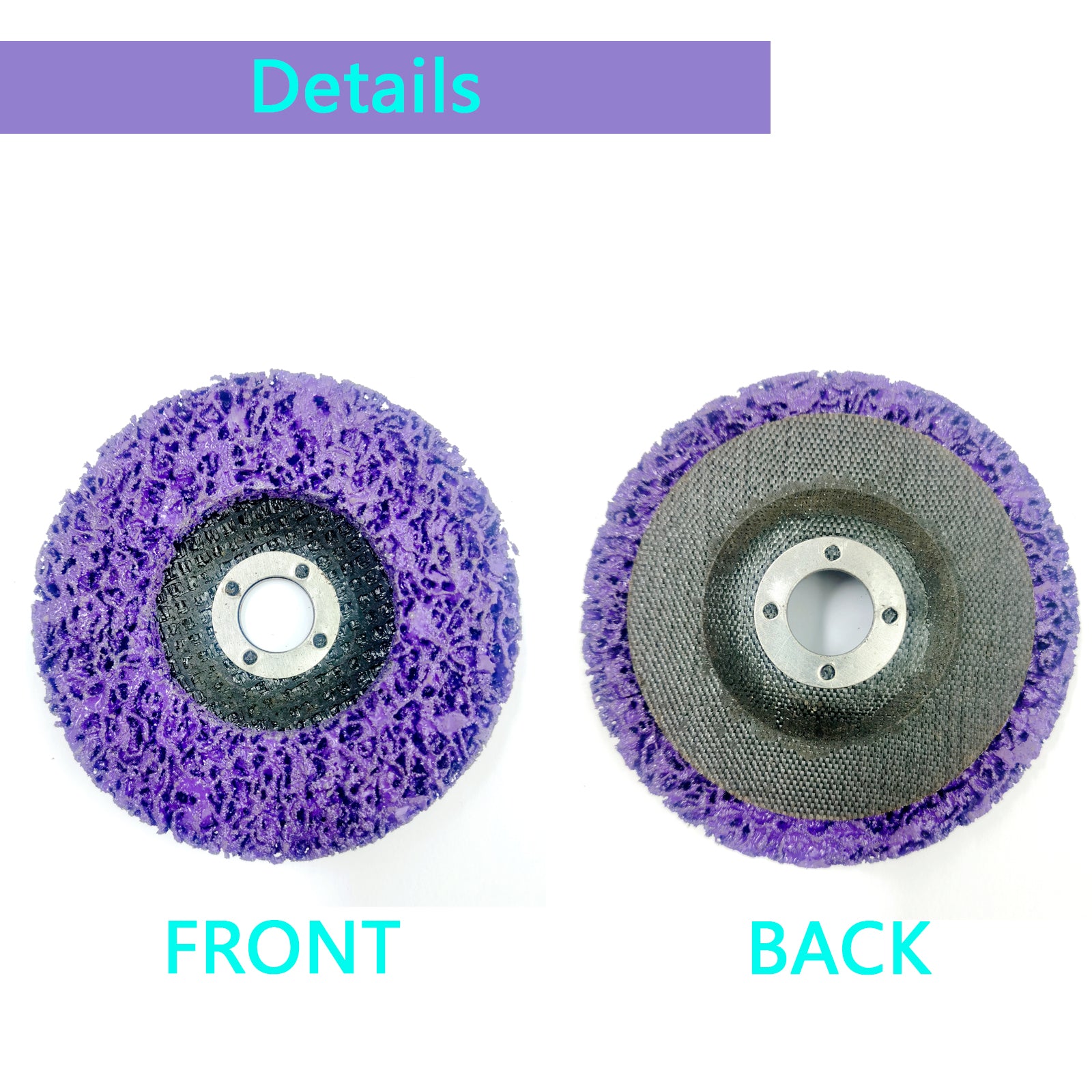 TOP-TOOL strip disc for angle grinder — paint and rust removal