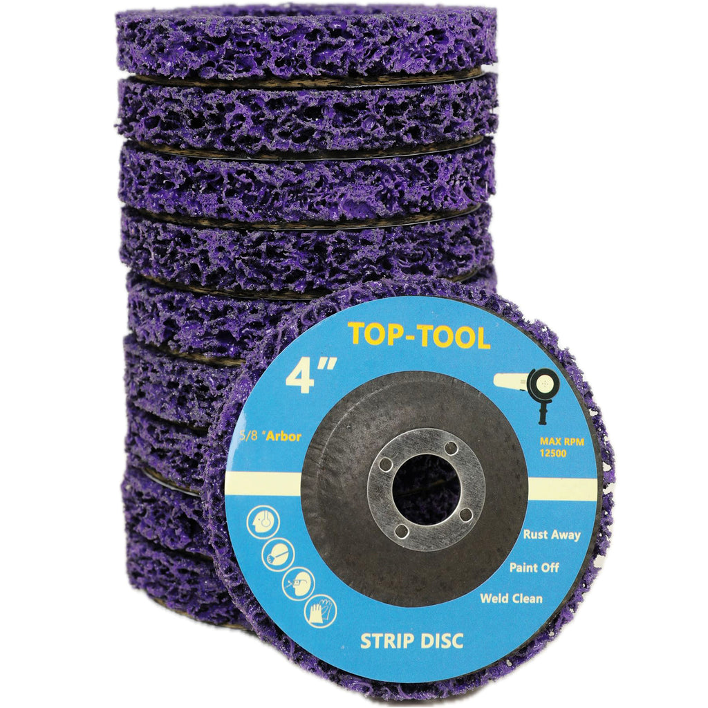 Poly wheel removing corrosion from tool