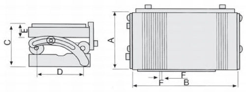 6"x12" Sine Permanent Magnetic Chuck for precision grinding workholding