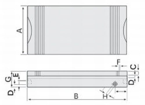 6"x6" Fine Pole Permanent Magnetic Chuck for surface grinding workholding