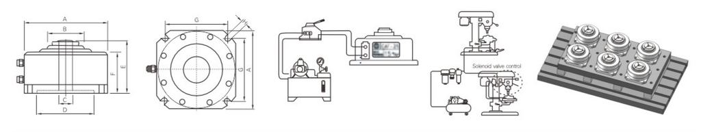 JAS-40 | Pneumatic Fixed Collet Chuck