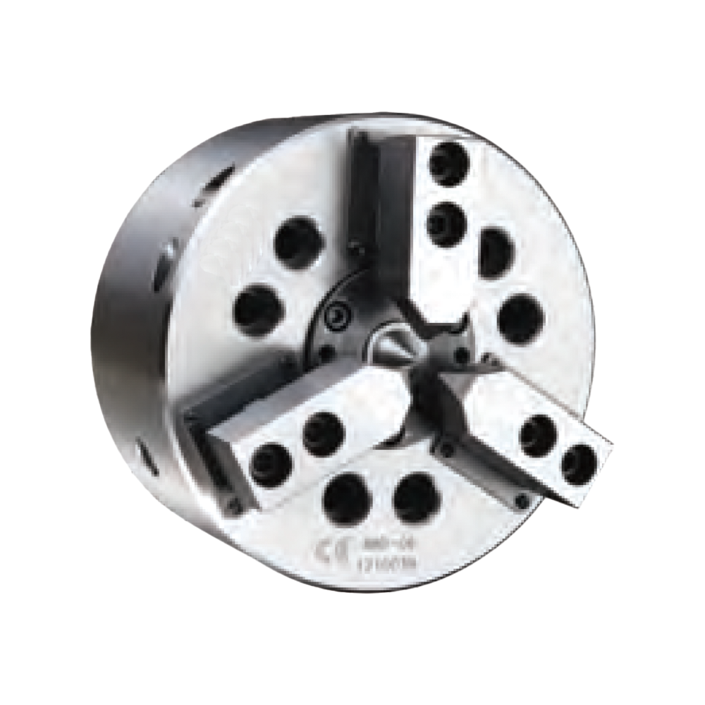 3BD-08 | 8 in Compensating Hydraulic Chuck with Floating Jaws, A6 Mount