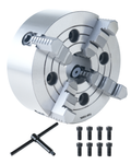 TOP-TOOL 800mm / 32-Inch 4-Jaw Independent Lathe Chuck, Plain Back, Clamping Range 70–800 mm (2.76–31.50 in), T-Key