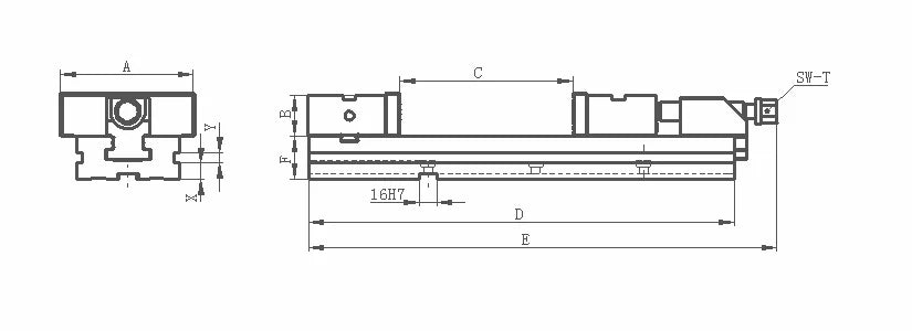 HT108-300x400 Standard Precision Vise for milling workholding