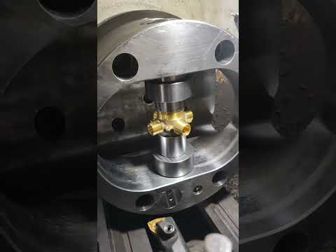 Hydraulic Power Indexing Chuck: Auto-Positioning for Intersecting Axes Workpieces (Cross Shafts/Valves)