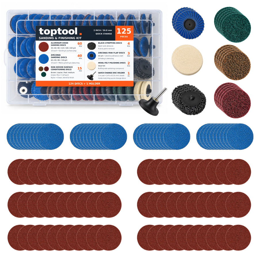 125-Piece 2-Inch Sanding Kit