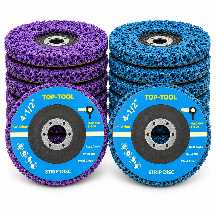 12-Pack Purple + Blue Strip Discs